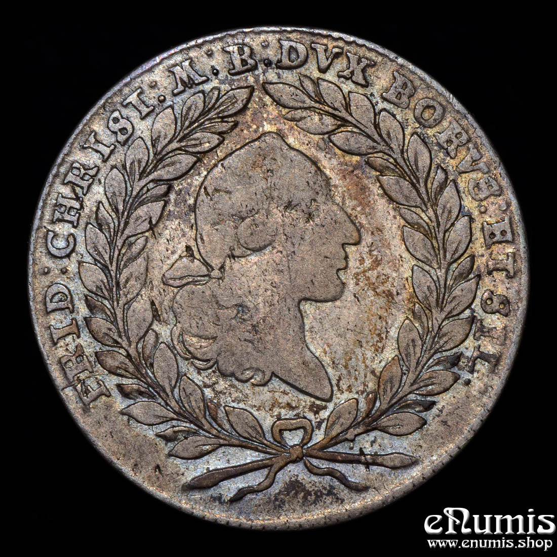 Germany, Brandenburg Bayreuth, Friedrich Christian, 20 Kreuzer 1765, VF