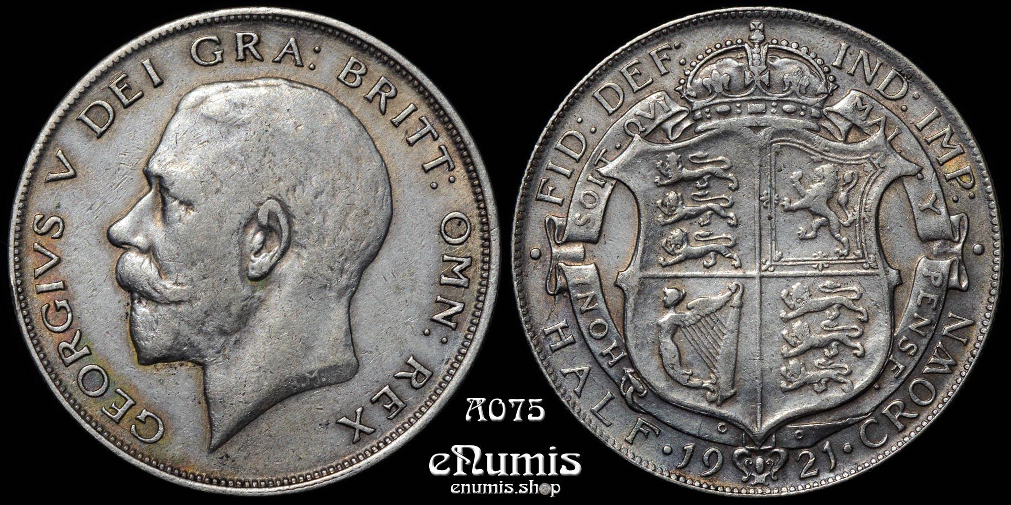Great Britain, George V, Halfcrown 1921, VF-XF
