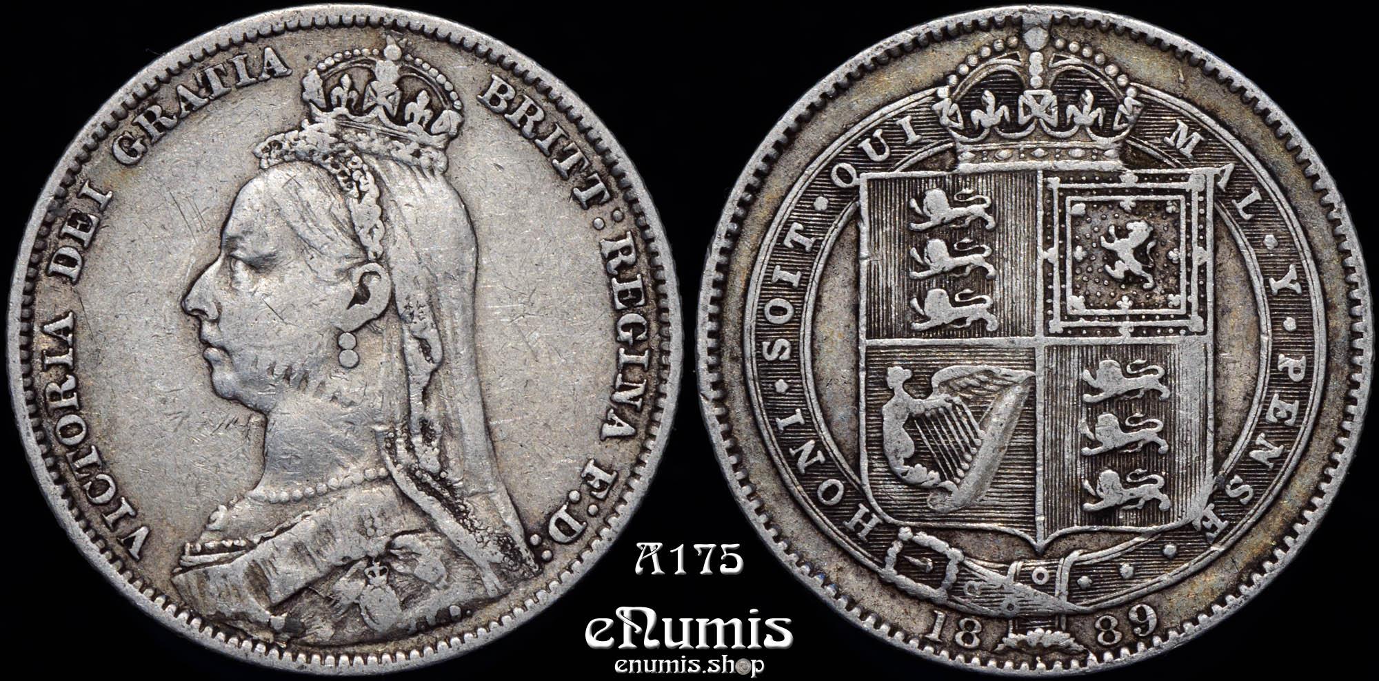 Great Britain, Victoria, Shilling 1889, VF