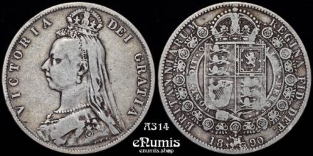 Great Britain, Victoria, Halfcrown 1890, Fine+