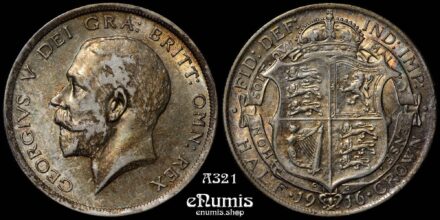 Great Britain, George V, Halfcrown 1916, aUNC