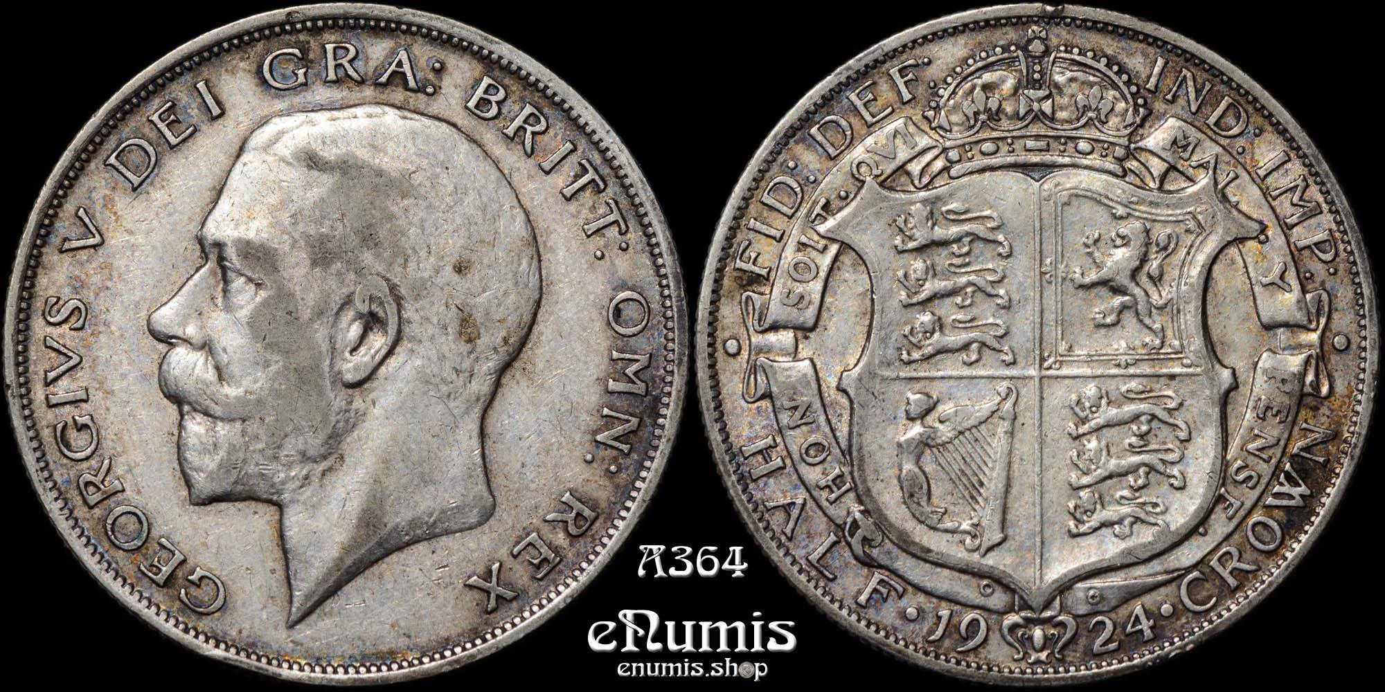 Great Britain, George V, Halfcrown 1924, aXF/XF
