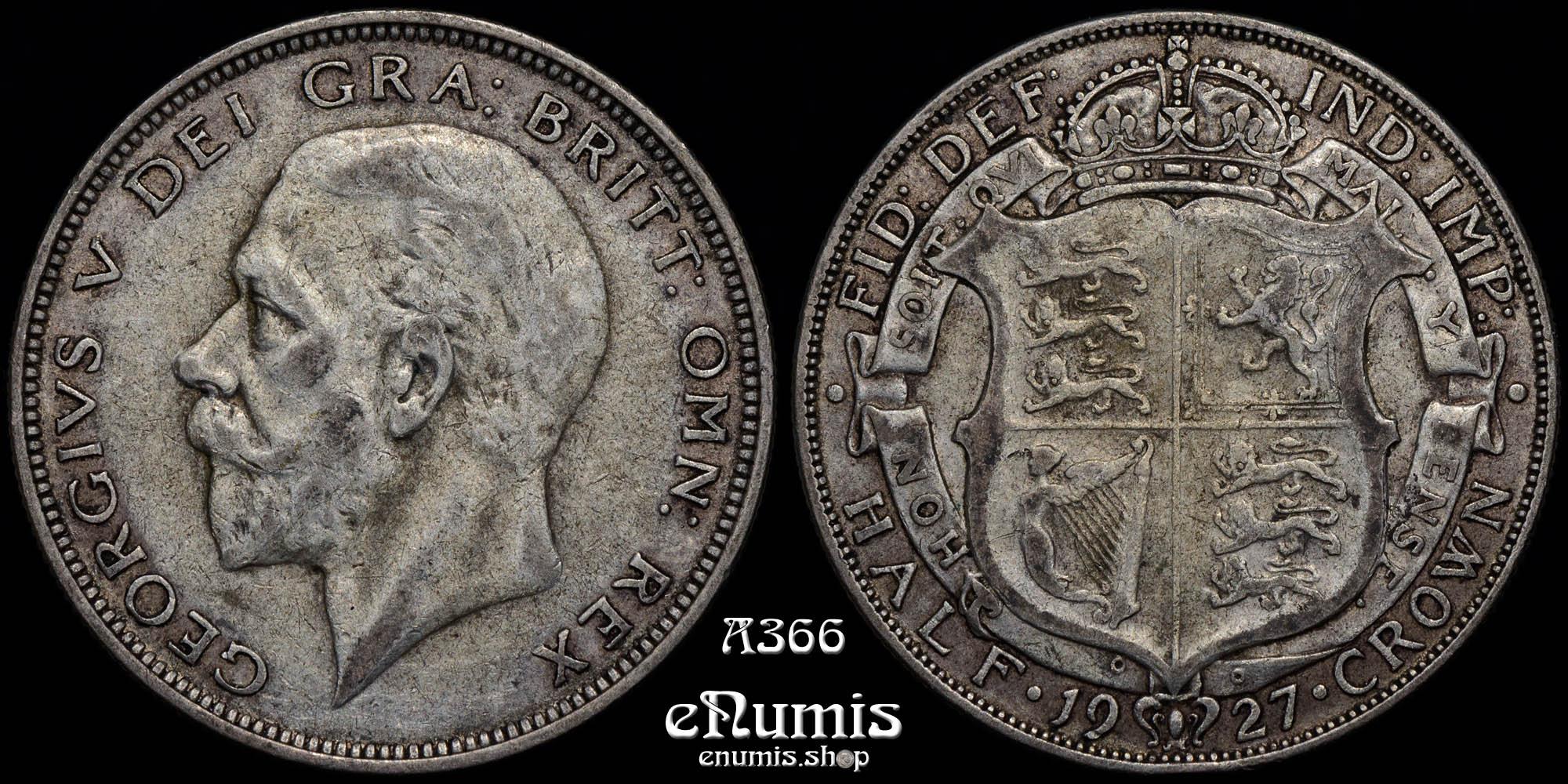 Great Britain, George V, Halfcrown 1927, VF+