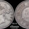 BRITISH HONDURAS, Victoria, 50 Cents 1894, VF+
