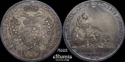 GERMANY NURNBERG, Franz I, Taler 1761, XF+