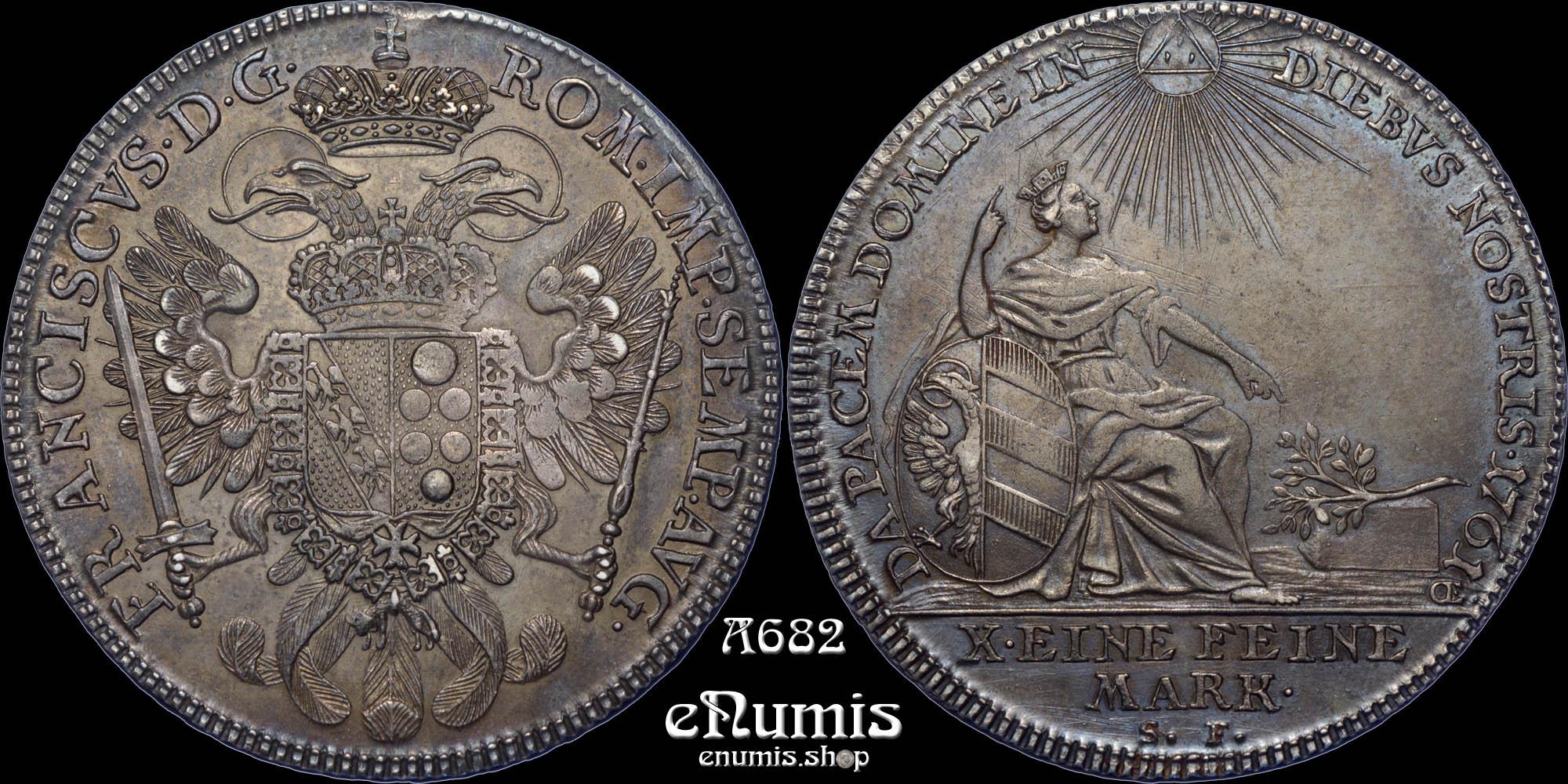 GERMANY NURNBERG, Franz I, Taler 1761, XF+ GERMANY NURNBERG, Franz I, Taler 1761, XF+