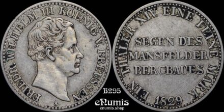 GERMANY PRUSSIA, Friedrich Wilhelm III, Taler 1829, Mining, VF+