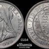 Great Britain, Victoria, Halfcrown 1896, Rare Variety 2A, UNC