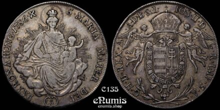 AUSTRIA, HUNGARY, Joseph II, 1/2 Taler 1786, VF-XF