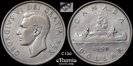 CANADA, George VI, Dollar 1950, VF
