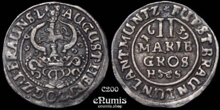 GERMANY Brunswick Wolfenbuttel, August II, 2 Mariengroschen 1639, XF