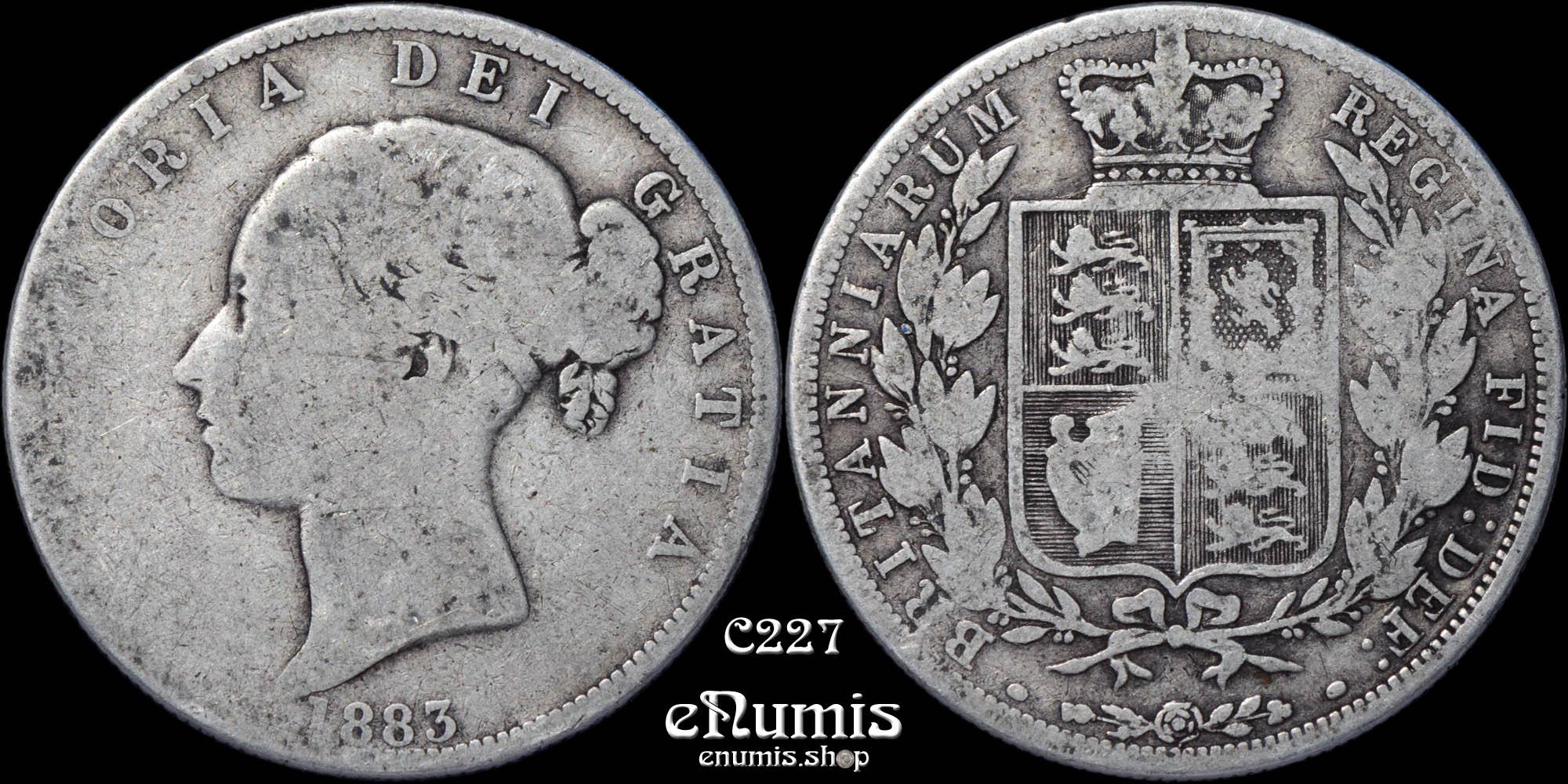 Great Britain, Victoria, Halfcrown 1883, Fine Great Britain, Victoria, Halfcrown 1883, Fine
