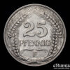 German Empire, 25 Pfennig 1912 F, Stuttgart, XF+
