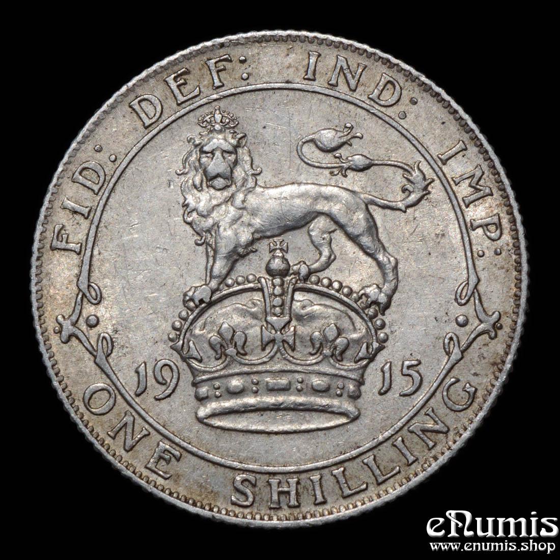 Great Britain, George V, Shilling 1915, XF