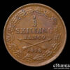 SWEDEN, Oscar I, 1/3 Skilling Banco 1848, UNC