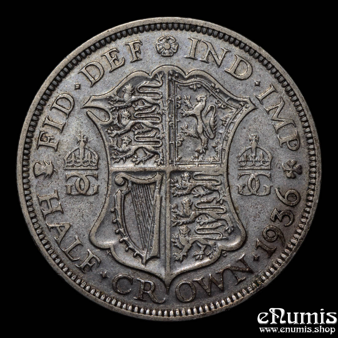 Great Britain, George V, Halfcrown 1936, VF