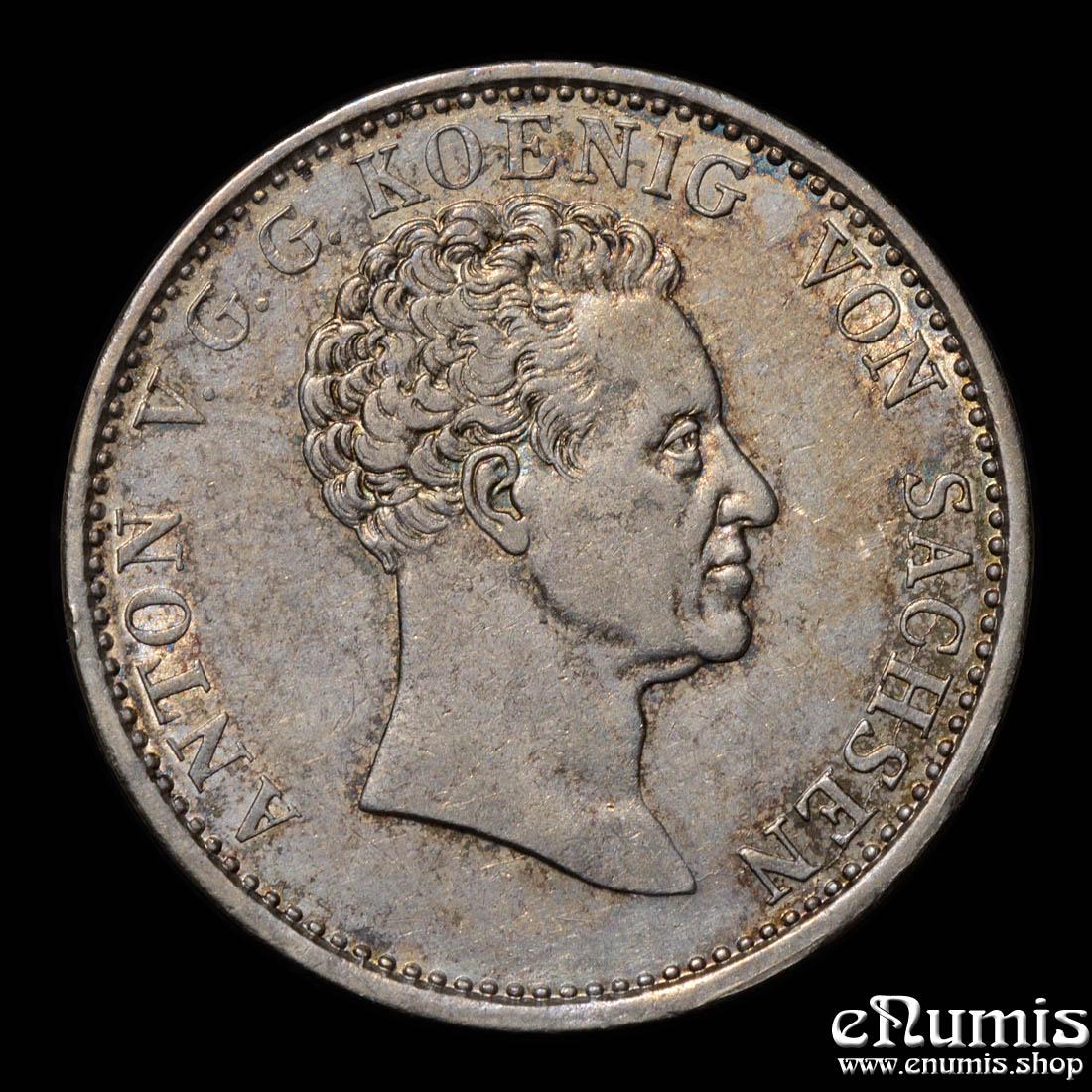 Germany, Saxony, Anton, Taler 1828, XF+ Germany, Saxony, Anton, Taler 1828, XF+