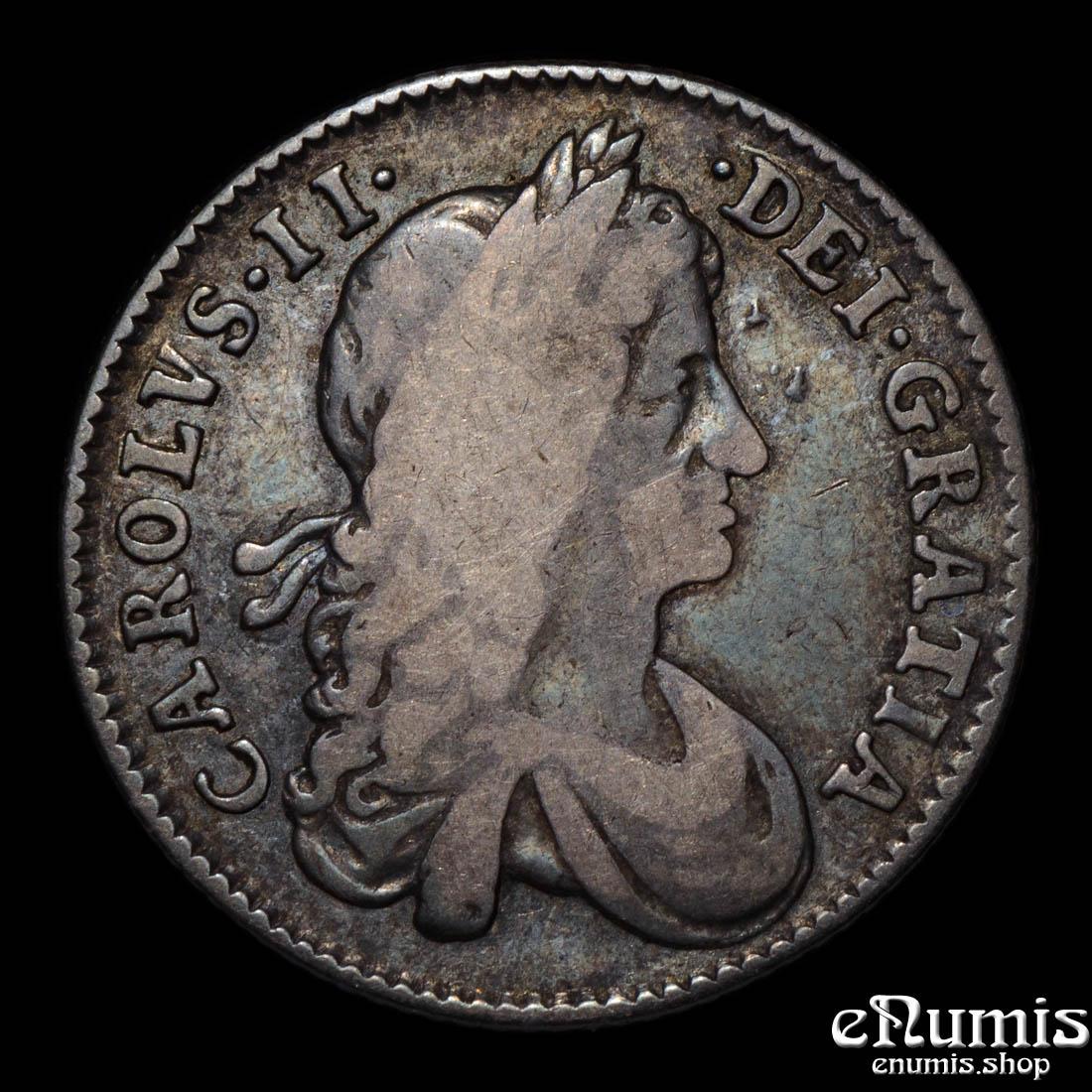 Great Britain, Charles II, Shilling 1663, toned, VF Great Britain, Charles II, Shilling 1663, toned, VF