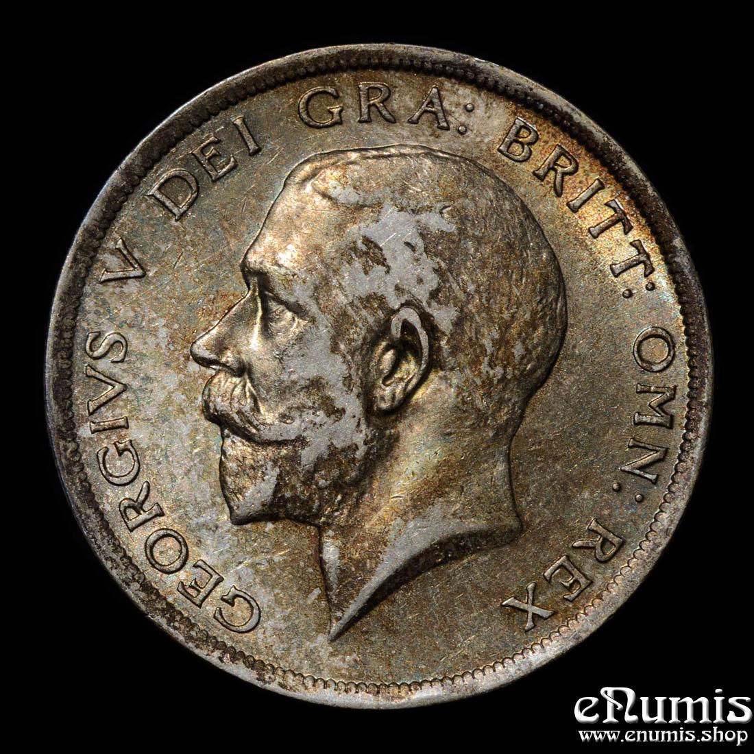 Great Britain, George V, Halfcrown 1916, aUNC