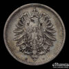 German Empire, 50 Pfennig 1876 E, Dresden, VF-XF