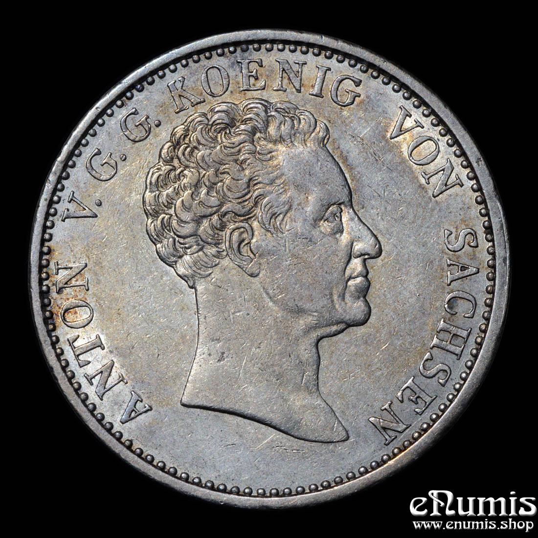 Germany, Saxony, Anton, Taler 1828, XF+ Germany, Saxony, Anton, Taler 1828, XF+