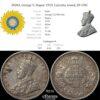 INDIA, George V, Rupee 1919, Calcutta, toned, XF-UNC