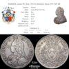 FRANCE, Louis XV, Ecu 1733 9, Rennes, Rare, VF+/VF-XF