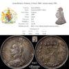 Great Britain, Victoria, 3 Pence 1887, nicely toned, UNC Great Britain, Victoria, 3 Pence 1887, nicely toned, UNC