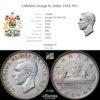 CANADA, George VI, Dollar 1952, VF+ CANADA, George VI, Dollar 1952, VF+