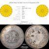 JAPAN, Meiji, Yen 1887, Year 20, 4 chopmarks, aUNC
