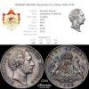 GERMANY BAVARIA, Maximilian II, 2 Gulden 1848, VF-XF