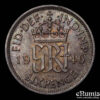 Great Britain, George VI, Sixpence 1946, toned, silver, aUNC Great Britain, George VI, Sixpence 1946, toned, silver, aUNC