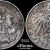 GERMANY HAMBURG, 5 Mark 1893, Rare date, VF+ GERMANY HAMBURG, 5 Mark 1893, Rare date, VF+