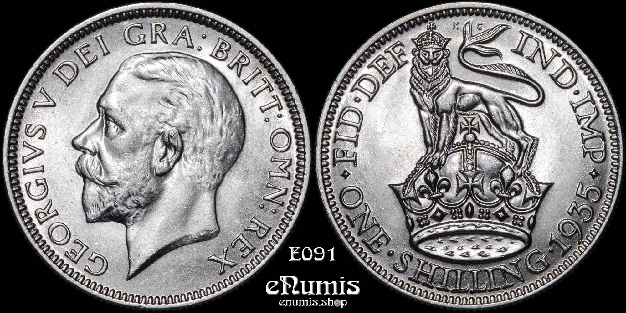 Great Britain, George V, Shilling 1935, UNC