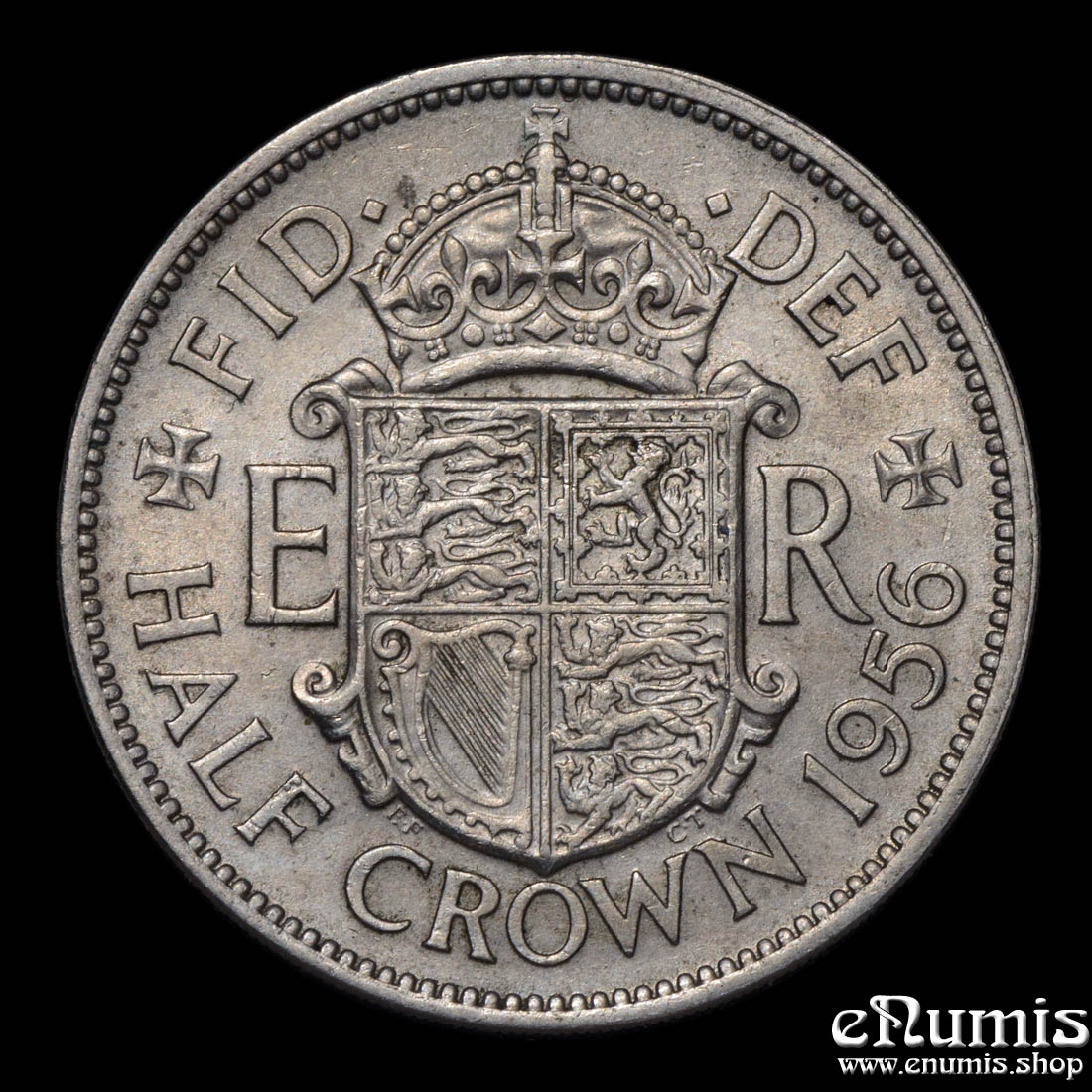 Great Britain, Elizabeth II, Halfcrown 1956, XF-UNC Great Britain, Elizabeth II, Halfcrown 1956, XF-UNC
