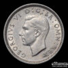 Great Britain, George VI, Sixpence 1944, aUNC Great Britain, George VI, Sixpence 1944, aUNC