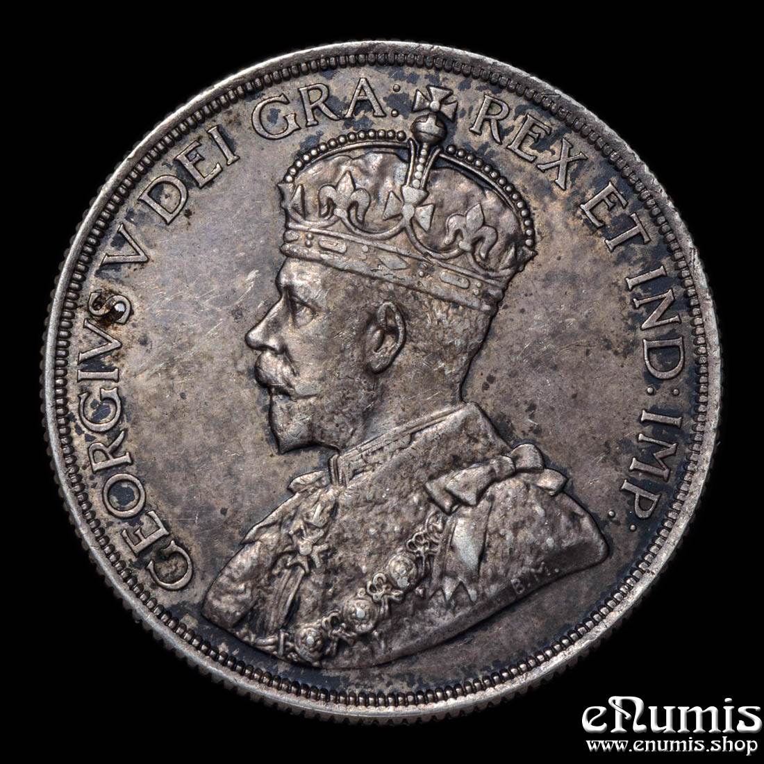 CANADA, George V, Dollar 1936, toned, aUNC