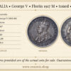 AUSTRALIA, George V, Florin 1917 M, toned, VF-XF