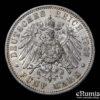 Germany, Prussia, Wilhelm II, 5 Mark 1907, aUNC