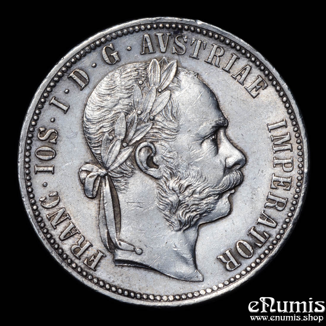 AUSTRIA, Franz Joseph I, 1 Florin Gulden 1888, XF-UNC
