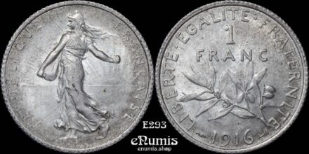 FRANCE, Third Republic, 1 Franc 1916, UNC
