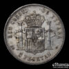 SPAIN, Alfonso XII, 5 Pesetas 1885 (1887) MS-M, VF+