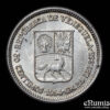 Venezuela, 50 Centimos 1954, silver, UNC