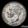 SPAIN, Alfonso XII, 5 Pesetas 1885 (1887) MS-M, VF+
