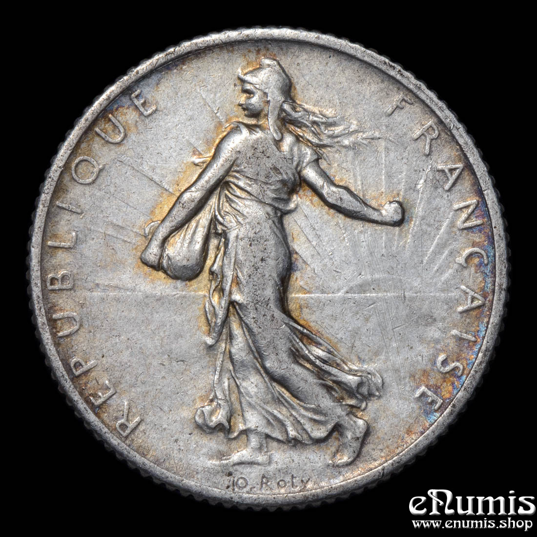 FRANCE, Third Republic, 1 Franc 1914, XF
