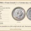 AUSTRIA, Franz Joseph I, 1 Corona 1914, aUNC