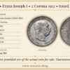 AUSTRIA, Franz Joseph I, 2 Corona 1912, toned, XF-UNC