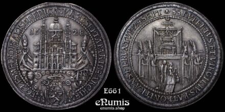 AUSTRIA SALZBURG, Paris Lodron, Taler 1628, Cathedral, XF-UNC