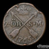 SWEDEN, Adolf Frederick, 2 Ore 1765, VF