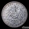 Germany, Prussia, Wilhelm II, 5 Mark 1906, Rare year, VF-XF